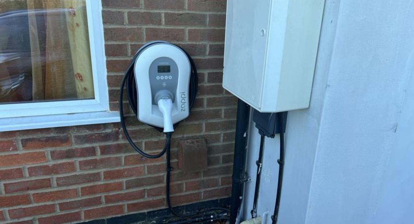 Zappi EV charger installation in Corby by DNA Father & Son Electrical