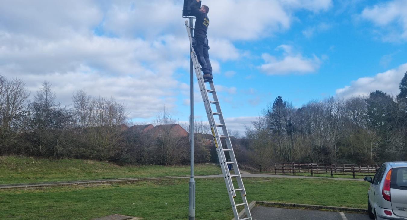 Flood light bulb replacement in Corby by DNA Father and Son's Electrical LTD