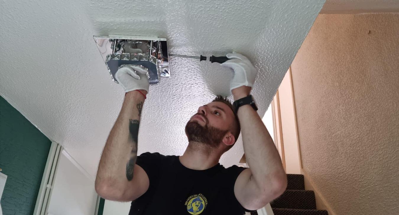 Hall light replacement in Corby bu DNA father and Son's Electrical LTD